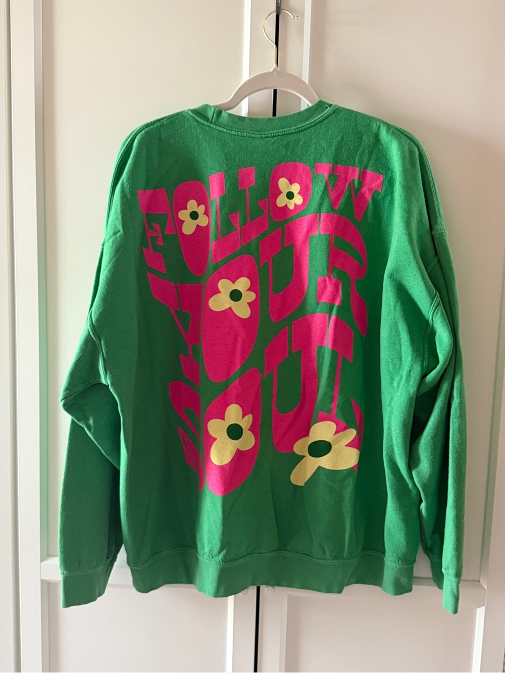 Urban Outfitters Oversized “Follow Your Soul” Crew Neck. Size L/XL. - Picture 1 of 4